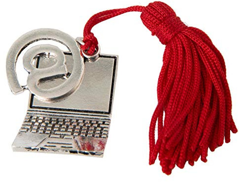 12 PZ Ciondolo LAUREA computer laureato INFORMATICA bomboniera