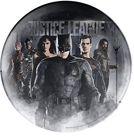Zak Designs Justice League Teller aus Melamin, 25,4 cm, robust, Justice League Teil 1