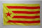 AZ FLAG - Flagge Katalonien Estelada Groga - 150x90 cm - Katalanische Fahne 100% Polyester mit Messing-Ösen - 110g