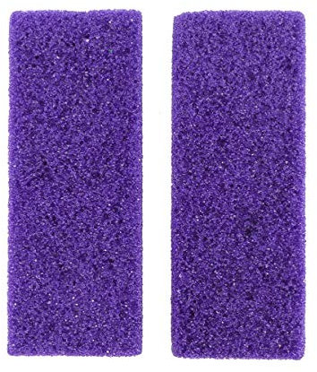 Foot Pumice Stone Block Foot Care Exfoliator Pedicure Tool Remover Scrubber Dead Hard Skin Remover Cleaner 2PCS (Purple)
