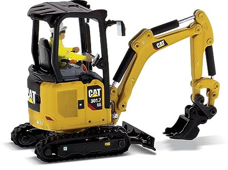 Diecast Masters Caterpillar Minibagger 301.7, Maßstab 1:50, ca. 7,1 x 2,8 x 4,7 cm, ab 14 Jahren