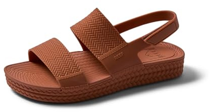 Reef Water Vista Womens's Sandals Black Tan Backstrap Water Friendly Shoes | Water Friendly