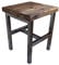 CHYRKA® Tisch Hocker Stuhl Bank SAMBOR -E Möbel Loft Vintage Bar Industrie Esszimmer Design Handmade Holz Metall (Hocker)