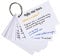 Exacompta 10330E 50er Pack Karteikarten mit Ring liniert DIN A7 in Folie eingeschweißt 77 x 105 mm ideal für die Schule und Universität zum Lernen Zufallsfarbe