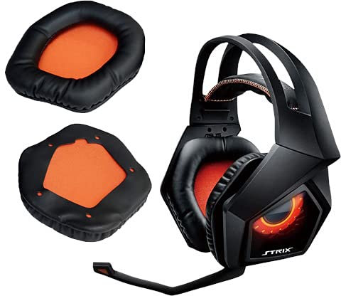 V-MOTA Ohrpolster kompatibel mit ASUS Rog Strix 7.1 RGB Gaming-Headset, Ersatz-Ohrpolster, Lederkissen, Reparaturteil