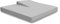 one-home Split Topper Spannbettlaken Silber 180x200-200x200 cm Heavy Jersey Baumwolle