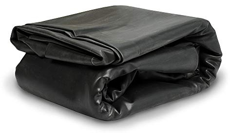 Aquascape Pro Grade EPDM Fischsichere Teich- und Brunneneinlage, 45 mm x 2,4 m, 2,5 m², Schwarz
