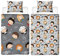 Friends TV Show Single Duvet Cover - Chibi Design - Officially Licensed Reversible Bedding set with matching Pillowcase