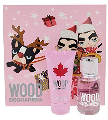 DSquared² Wood For Her X-mas21 Gift Set 30ml EDT + 50ml Body Lotion