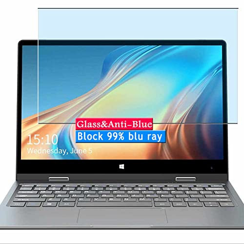 Vaxson Anti Blaulicht 9H Panzer Schutz Glas kompatibel mit BMAX MaxBook Y11 Plus 11.6 LAPTOP Schutzfolie Bluelight Display schutz folie Panzerfolie SchutzGlas folien PanzerGlas