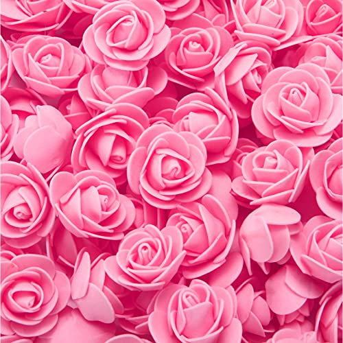 Trsnzul Fiori Artificiali 144 Pezzi Rosa in Schiuma Fiori in Schiuma Rose Finte Schiuma Fiori Artificiali Rose in Schiuma con Stelo Rose Finte per Decorazioni Bouquet da Sposa Bouquet di Rose