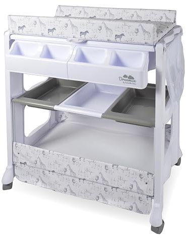 My Babiie Samantha Faiers Safari Baby Bath and Changing Unit, White, One Size