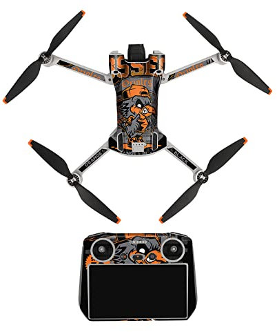 ZJRXM Schutzfolie Aufkleber für DJI Mini 3 Pro Zubehör, DIY wasserdicht Kratzfest Schutz Skin Aufkleber Protector Kit für DJI Mini 3 Pro (A)