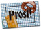 Prost! Souvenir Magnet mit Brezel und Bierkrug als lustige Geschenkidee zum Oktoberfest für Bierliebhaber die auf dem Fest gerne die EIN oder andere Maß stemmen