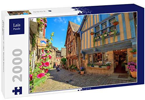 Lais Puzzle Alte Häuser in der Stadt Dinan, Bretagne 2000 Teile