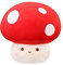 Heionia Pilz Plüsch Kuscheltier Pilze Plüschtier Stofftier Kissen Plushie 23cm 30cm Mushroom Plush Pillow Deko Geschenk für Geburtstag Weihnachten (Rot, 30)