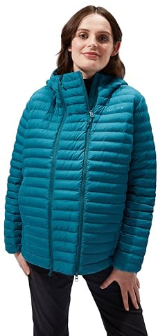 Berghaus Women's Nula Maternity 2in1 Hooded Insulated Jacket | Removable Panel For Pregnancy and Baby Wearing | Warm Insulated Jacket, Deep Ocean, 14