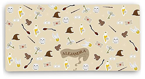 LolaPix Alfombrilla Personalizada. Protector Mesa de Escritorio XXL. 600 * 350 * 2mm. Base de Goma Antideslizante. Mouse Pad Gaming. Magia