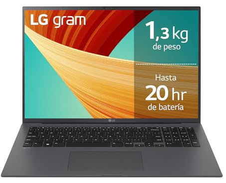 LG Gram 17Z90R-G.AD79B Laptop 43,2 cm (17) IPS Intel Core EVO i7 13 Gen, Windows 11 Home, 32 GB RAM, SSD 1TB SSD, 1,3 kg, 20 h di autonomia, Grigio
