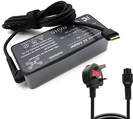65W USB C Laptop Charger Power Adapter for Lenovo Chromebook c340-15 20V 3.25A Lenovo Yoga Type C Power Supply