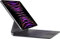 HOU Clavier iPad Air 13 2024(2025 M3/2024 M2),Clavier iPad Pro 12,9 (6e, 5e, 4e, 3e génération - 2022, 2021, 2020, 2018) avec pavé Tactile Trackpad Magic Clavier AZERTY,Noir