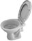 Belvit Stand WC Manhattan Grau Abgang Wand mit Softclose-Deckel