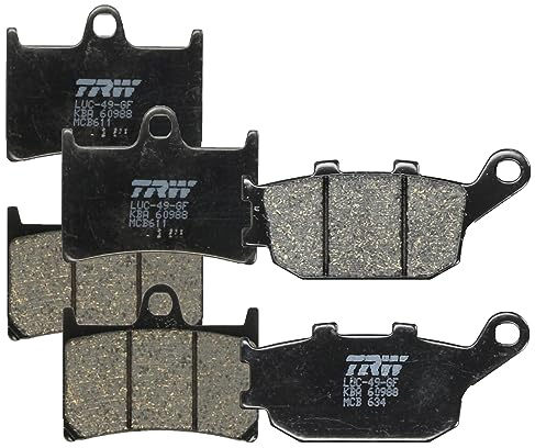 3X TRW Bremsbeläge für Yamaha FZ1 YZF-R1 YZF-R6 Belagsatz vorne + hinten komplett