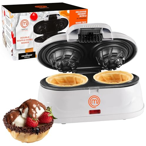 MasterChef Double Waffle Cone Bowl Maker- Makes Two 4 Bowls at Once