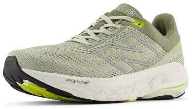 New Balance Fresh Foam X 860 V14 Herren, Olivine/Silber Metallic/Dark Olivine, 9.5