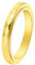 Whoiy Gold Partnerringe Eheringe mit Gravur, 3MM Edelstahl Personalisiert Ringe Poliert Fidget Band Ringe für Stress Angstlinderung Freundschaftsringe Modern für Damen Größe 54 (17.2)