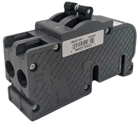 Connecticut Electric UBIZ2100-1 - 100 Amp 1-1/2 in 2-Pole Zinsco QCAL100 Compatible Circuit Breaker, ETL Listed, Safe & Reliable Replacement