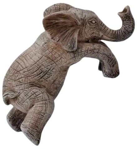 Streysisl Elephant Figurine, Flower Pot Hanger, Flower Pot Huggers Figure, Animal Edge Elephant Figure, Unique Planter Edge Decoration, Plant Pot Hanger Decorations for Flower Pots, Yard