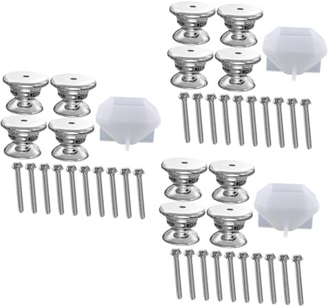 VILLCASE 3sätze Form Für Schubladengriffe Wiederverwendbare -mold Für Kristallharz Und Mehr Inklusive Basen Und Schrauben Einfach Zu Bedienen Reinigen Für Kreative Projekte