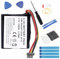 Fuworance 3,7V 1000mAh Akku Li-ion Batterien Kompatibel mit Tomtom GPS Go1000, Go1005, Go 4CS0.002.01, Go Live 1000,Go 1000 Regional, Go Live 1005 AHL03711018 +Reparaturwerkzeug