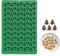 XQMMGO Molde de Navidad para Árbol, Jengibre y Bombones - 100 Cavidades Mini Molde de Silicona para Chocolate (Árbol de Navidad)