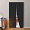 Peryiter Magnetic Thermal Insulated Door Curtain Fit Door 32'' X 80'' Oxford Waterproof Filled with Thicken Cotton, Windproof Door Insulation Cover for Winter/French/Patio/Sliding Glass Doors, Black