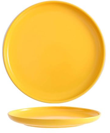 AIYoo 2 Pack Porcelain Dinner Plates,6 inch Dessert Salad Ceramic Plates