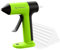Tilswall Pistola per colla a caldo senza fili da 4 V, preriscaldamento rapido 30 s, con 20 bastoncini di colla (20 x 140 mm), ricaricabile da 2000 mAh, tipo C, ideale per fai da te, riparazioni