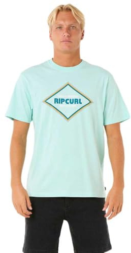 Rip Curl Men's Surf Revival Yo Mumma Tee T Shirt Top Black