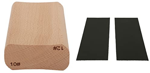 Qukaim Guitar Sanding Radius Block Guitar Wood Radius Sanding Block, 10 and 12 Inch, Tool for Fretboard Leveling, Fingerboard Sanding, Luthier Accory, Precision Sanding Tool