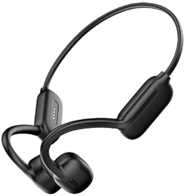 Dissot - Casco de conducción ósea para natación IPX8 impermeable 32 GB auriculares deportivos inalámbricos Bluetooth 5.2 auriculares de instalación fácil de usar