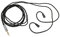 3.5mm Kopfhörer Audio Kabel Upgrade Ersatz Kopfhörerkabel für IE8 IE80 IE8i Kopfhörer Hochwertiges Sauerstofffreies Kupfer PVC Material 120cm Länge Schwarz