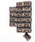 AMSLSIU Packung mit 24 Bartperlen Runen Zöpfe Dreadlocks Wikinger Stil Quick Beader Haarspangen für Armbänder Halskette Schmuck, antikes kupfer