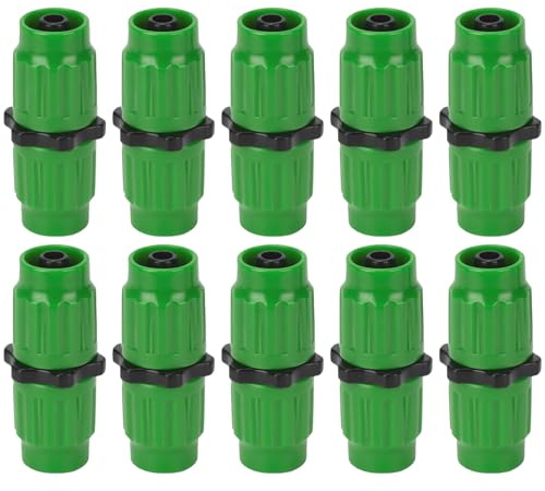 Flexibler Schlauch Reparatur-Set - Gartenschlauch-Verbinder Mit Sicherheitsverschluss | Set Mit 10 Gartenschlauch-Anschlüssen, Bewässerungsanlagen-Reparaturzubehör & Zubehör Für Haustierwäsche