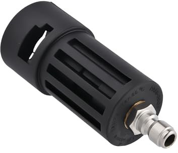 1 Pcs Pressure Washer Adapter 1/4'' Quick Connect,Replacement for Karcher Power Washer Accessory,Hose Connector Compatible with Karcher K1-K7 Series Power Washer (Black)