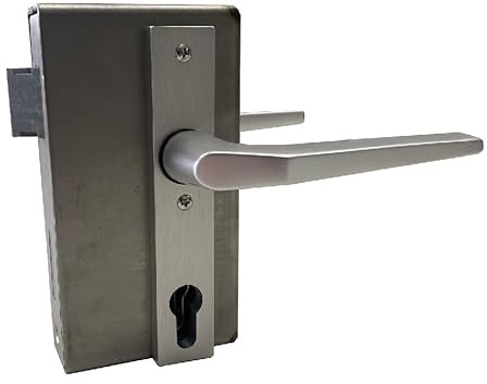 Komplettset Einsteckschloss Schlosskasten 40 mm und Drückergarnitur