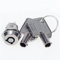 Interruttore a chiave ON/Off D102 12mm Micro Barrel Interruttore di blocco chiave elettronico 2 Posizione con chiave 2 2A 250VAC /4A 125VAC