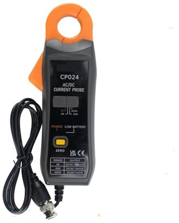 Oszilloskop-Tastkopf CP024 DC AC Stromsonde for Speicheroszilloskop 4A bis 400A 200kHz Bandbreite 23mm Backe Drei-Getriebe Stromzange