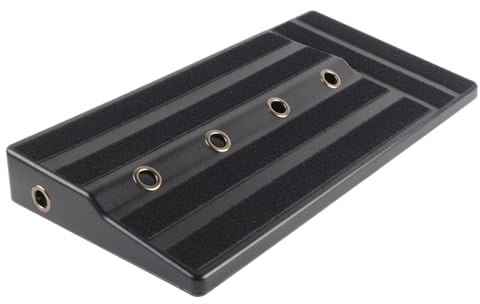 ZUXOCY Gitarren Effektpedalboard Gitarre Pedalboard Koffer mit Klebeband Gitarre Effektpedal Zubehör Gitarre Pedal Panel