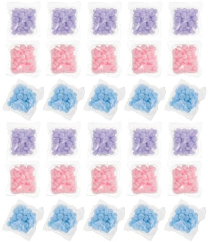 WEKADRIN 30 Stück Wäscheduft Perlen Scent Booster Beads für Waschmaschine und Handwäsche Vielseitig Einsetzbar Sanft zur Haut Farblich Assortiert Blau Violett Geruchsneutralisierend Sicher